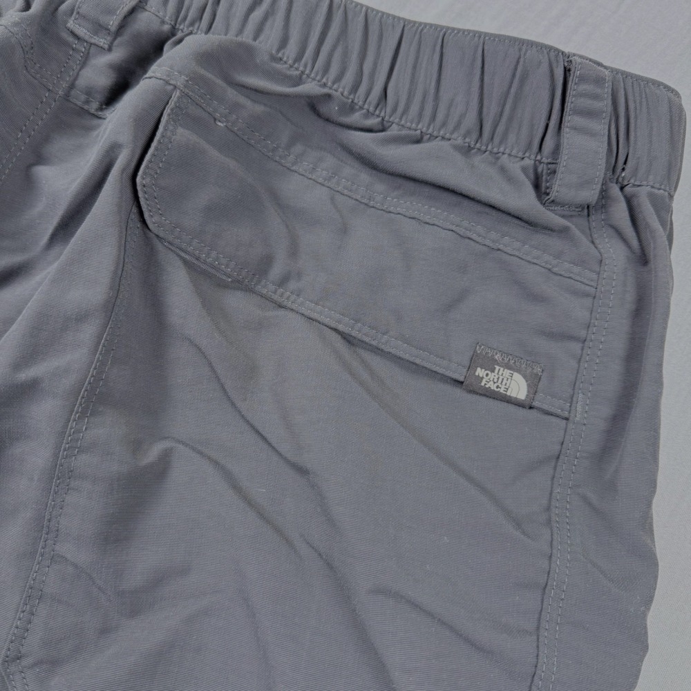 North Face Mens Cargo Pants‎ Size Large Gray Convertible Hiking Zip Off Gorpcore